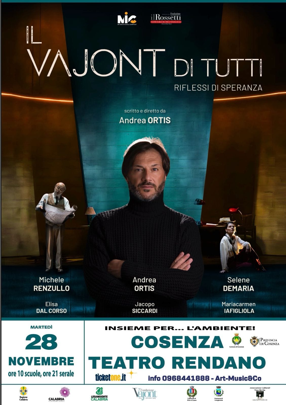 EMOZIONI CON IL VAJONT DI TUTTI – RIFLESSI DI SPERANZA’ A COSENZA EMOZIONI CON IL VAJONT DI TUTTI – RIFLESSI DI SPERANZA’ A COSENZA