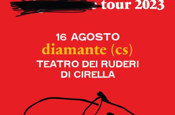 CARL BRAVE IL 16 AGOSTO A L TEATRO DEI RUDERI DI CIRELLA