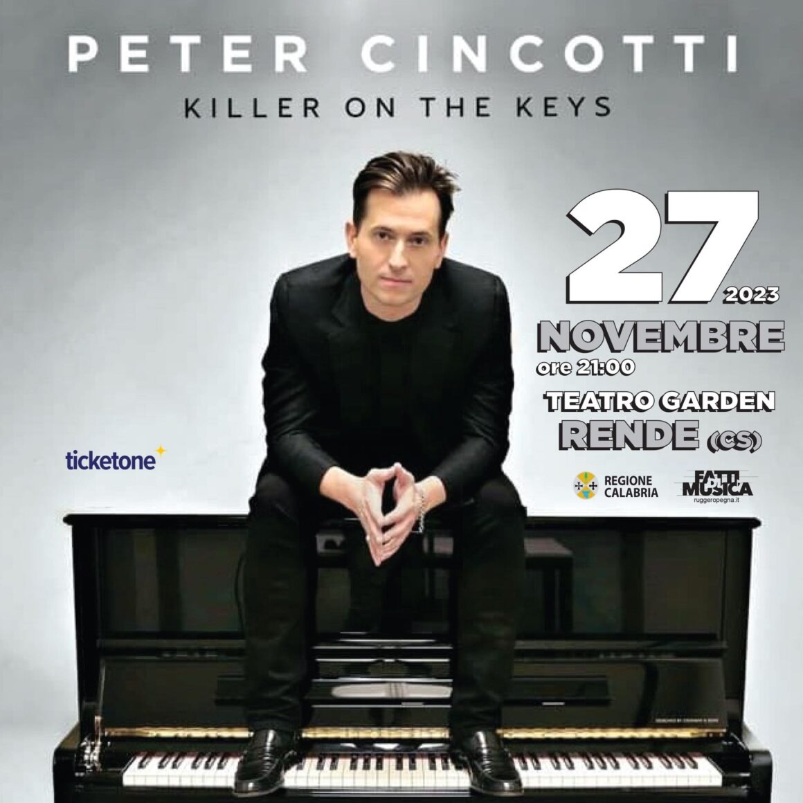 La popstar mondiale Peter Cincotti incanta la Calabria La popstar mondiale Peter Cincotti incanta la Calabria