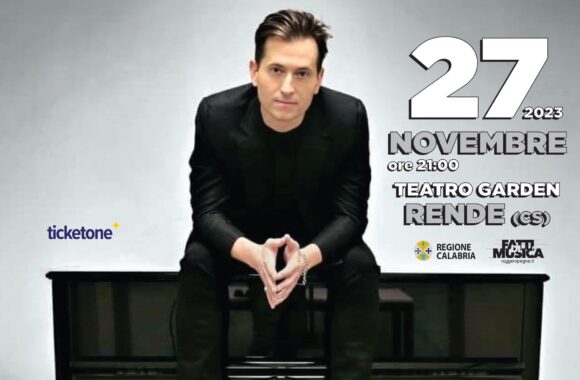 La popstar mondiale Peter Cincotti incanta la Calabria La popstar mondiale Peter Cincotti incanta la Calabria