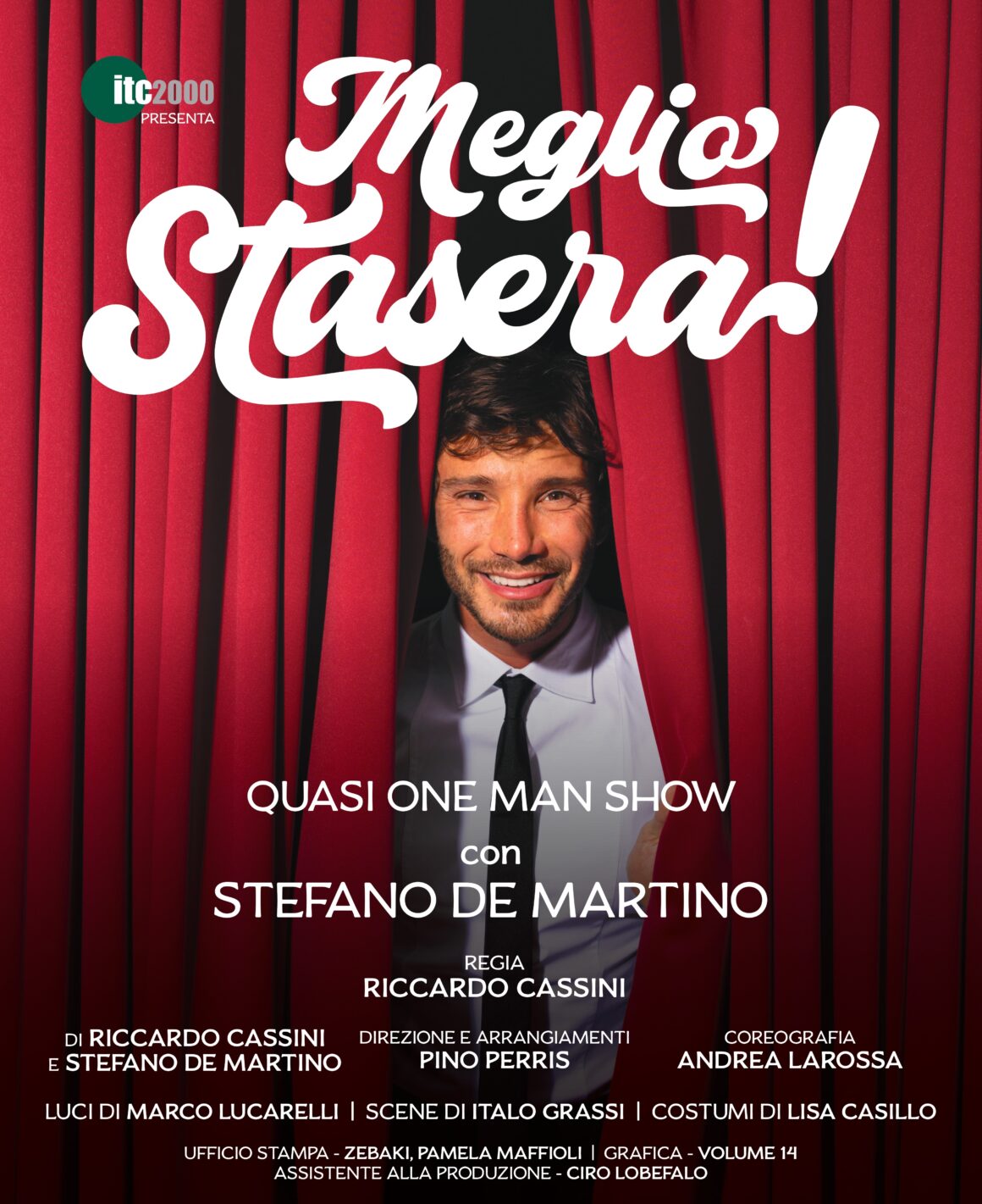 STEFANO DE MARTINO STUPISCE IL TEATRO RENDANO DI COSENZA