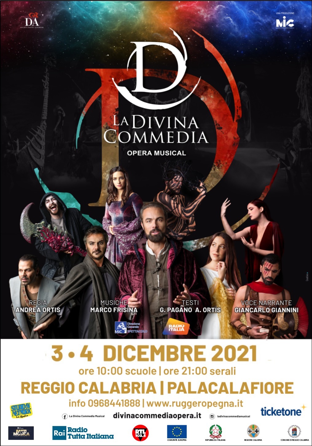 LA DIVINA COMMEDIA OPERA MUSICAL INCANTA ANCORA LA CALABRIA! LA DIVINA COMMEDIA OPERA MUSICAL INCANTA ANCORA LA CALABRIA!