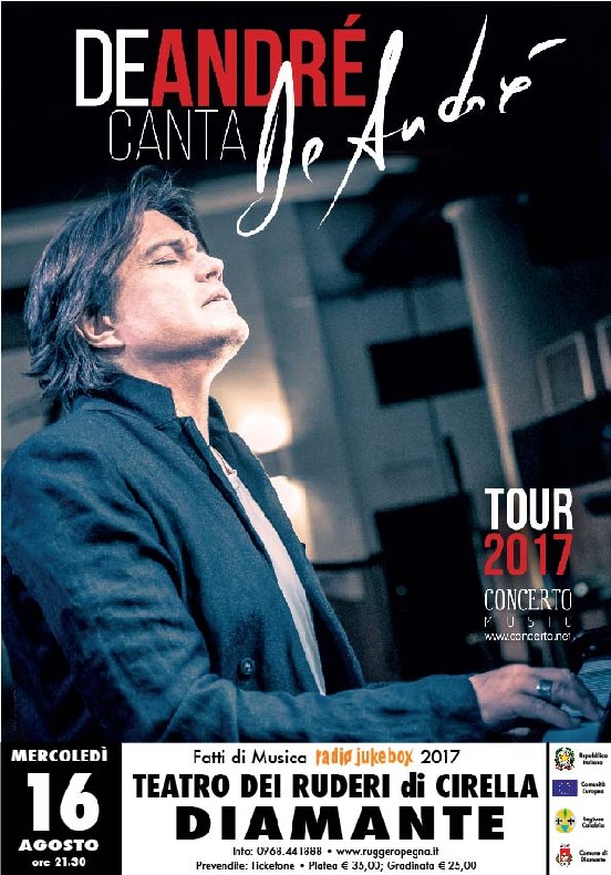 MALORE DI CRISTIANO DE ANDRE’ ANNULLATO IL CONCERTO A DIAMANTE MALORE DI CRISTIANO DE ANDRE’ ANNULLATO IL CONCERTO A DIAMANTE