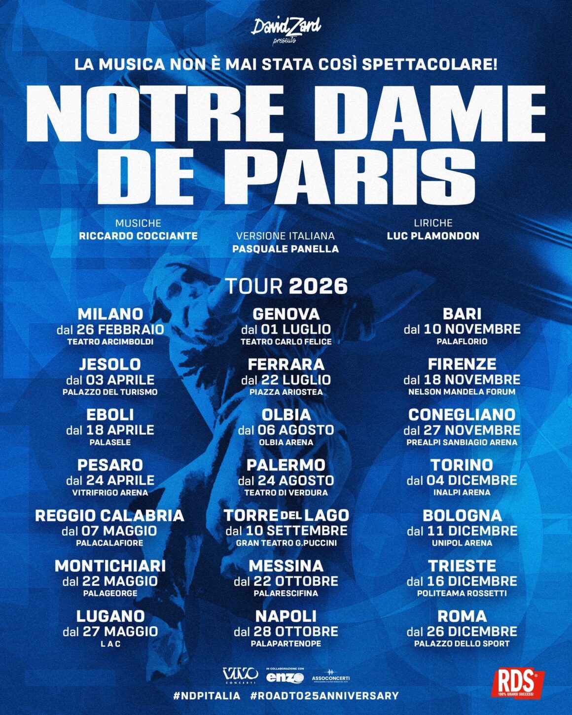 NOTRE DAME DE PARIS TORNA IN CALABRIA! NOTRE DAME DE PARIS TORNA IN CALABRIA!