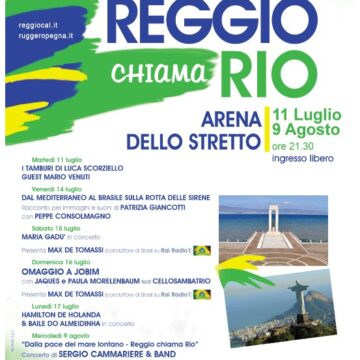 REGGIO CHIAMA RIO: IN 10000 PER SERGIO CAMMARIERE