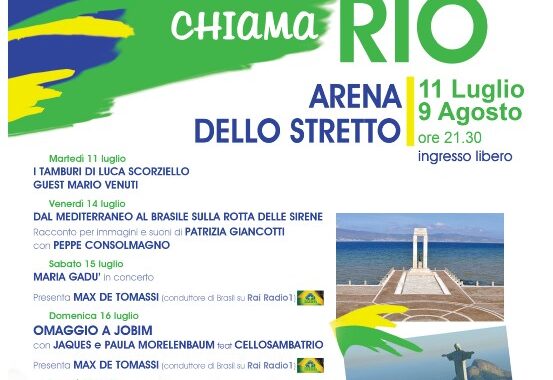 REGGIO CHIAMA RIO: IN 10000 PER SERGIO CAMMARIERE
