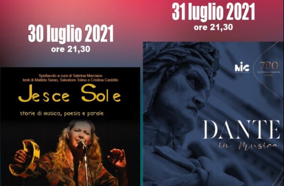 SABRINA MARCIANO E ‘DANTE IN MUSICA’ INCANTANO  MIGLIERINA